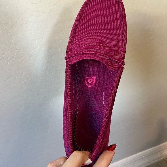 Rothy’s driver loafers Hot Pink size 12/13 with matching pink insoles! - Picture 7 of 9